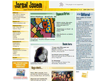 Tablet Screenshot of jornaljovem.com.br